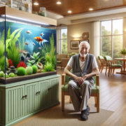 aquarium en maison de repos pour le bien être des aînés